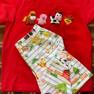Toddler Boys Stitched Short Set